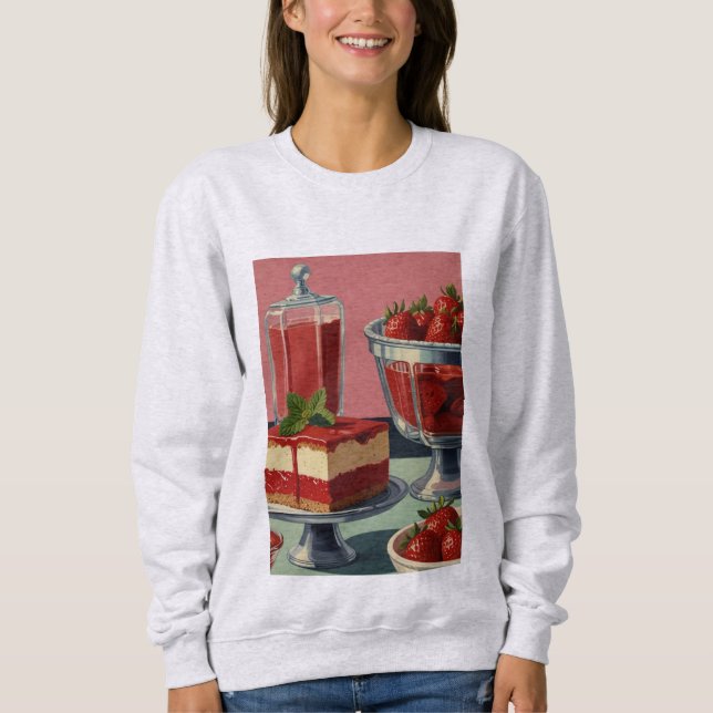 Retro Futuristic cake Sweatshirt (Vorderseite)