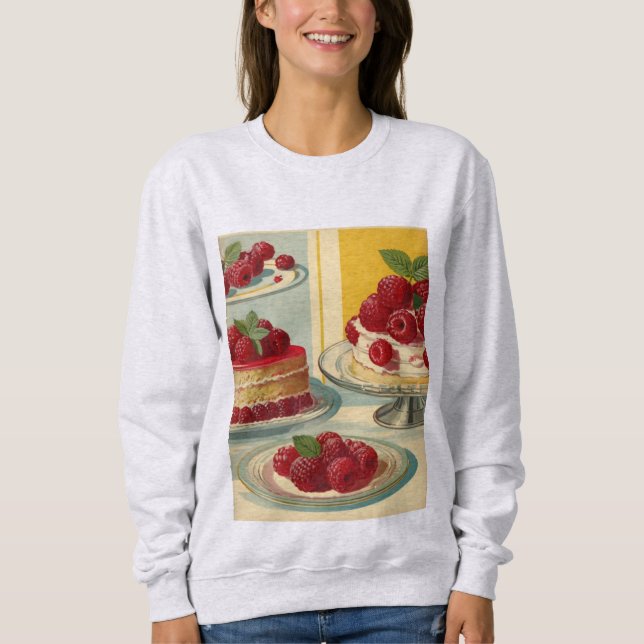 Retro Futuristic cake Sweatshirt (Vorderseite)