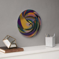 Retro Futuristic Radial Swirve Waves Art Muster