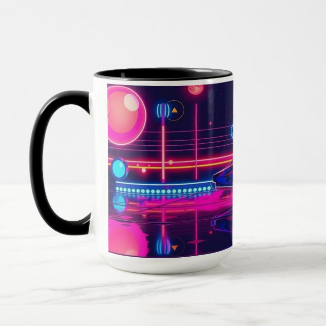 Retro Futuristic Ride Tasse (Links)