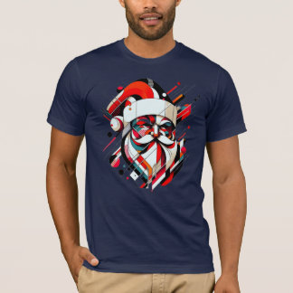 Retro-Futuristic Santa T-Shirt