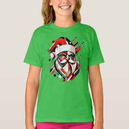 Retro-Futuristic Santa T-Shirt