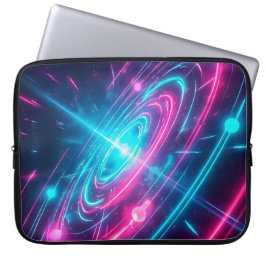 Retro Futuristic Vaporwave Space Portal Laptopschutzhülle