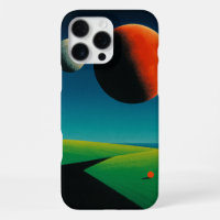 retro futuristische surrealistische Planet