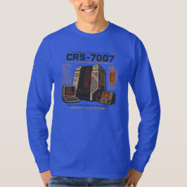 Retro-futuristischer AI-Roboter-Computer-Vaporwave T-Shirt