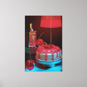 Retro-futuristischer Stretch Canvas Druck Leinwanddruck