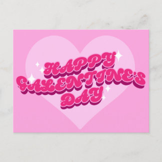 Retro Galentine Postkarte