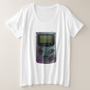 Retro Game Boy Große Größe T-Shirt