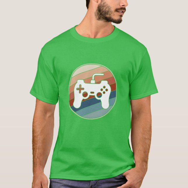 Retro Game Controller friend retro T-Shirt (Vorderseite)