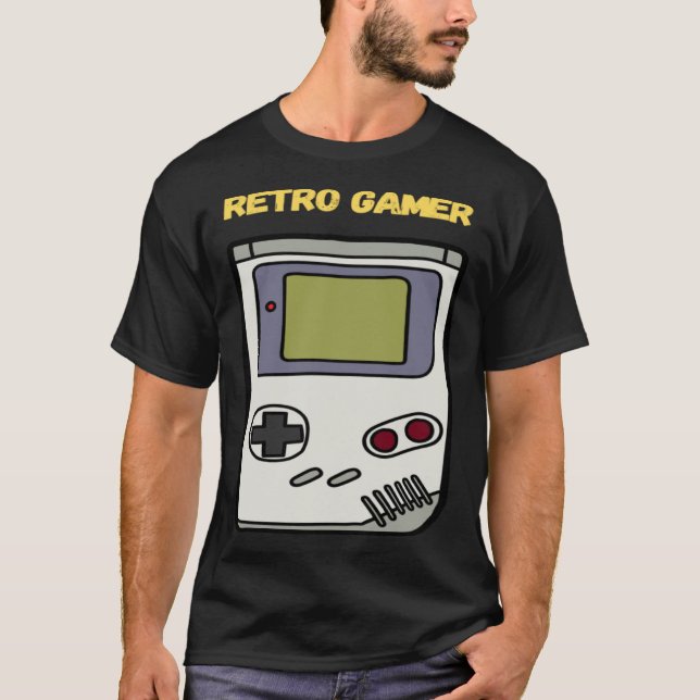 Retro Gamer 1980er 1990er Handheld Gaming System M T-Shirt (Vorderseite)