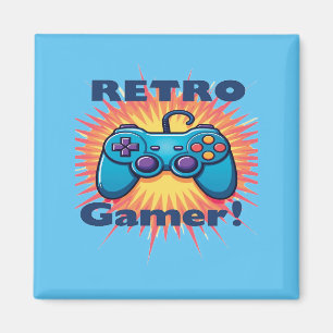 Retro Gamer Controller Design für klassisches Gami Magnet