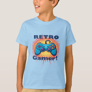 Retro Gamer Controller Design für klassisches Gami T-Shirt