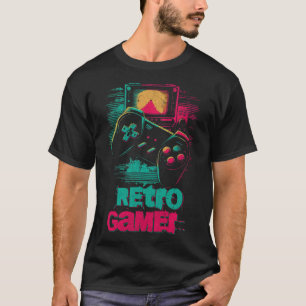 Retro Gamer Gaming Console 90er Jahre Vintages Kid T-Shirt