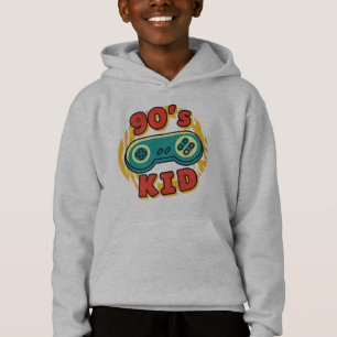 Retro-Gamer-Joystick-Geschenk für 90er-Gamer-Kinde Hoodie
