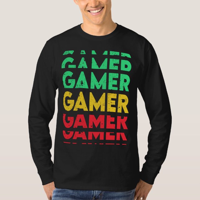Retro Gamer T-Shirt (Vorderseite)