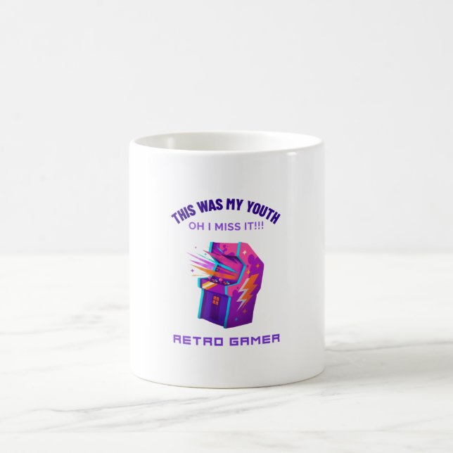 Retro Gamer verpasst seine Jugend Kaffeetasse (Mittel)
