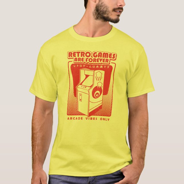 Retro Games Are Forever T-Shirt (Vorderseite)