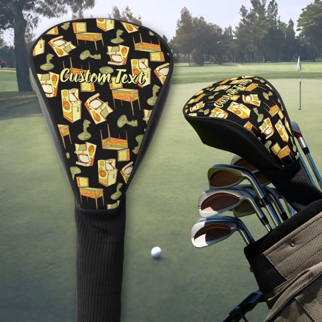 Retro Games Pattern Golf Headcover (Von Creator hochgeladen)