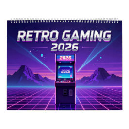 Retro Gaming 2026 Calendar Kalender