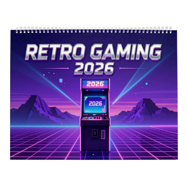 Retro Gaming 2026 Calendar Kalender (Titelbild)
