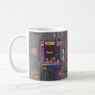 Retro-Gaming-Arcade-Pixel-Art-Cartridge-Konsole Ne Kaffeetasse