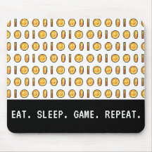 Retro-Gaming-Coins Pixel-Muster