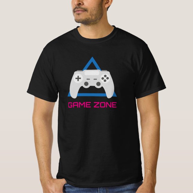 Retro-Gaming-Controller Neon T-Shirt (Vorderseite)