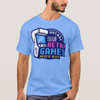 RETRO GAMING STIRBT NIE Freund Familie T-Shirt