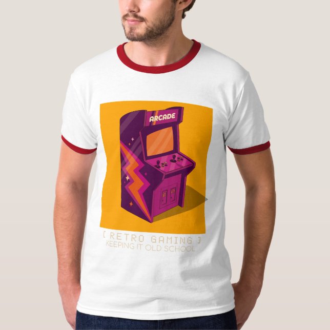Retro-Gaming T-Shirt (Vorderseite)