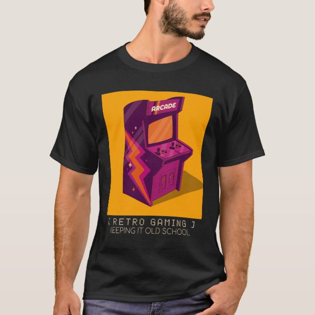 Retro-Gaming T-Shirt (Vorderseite)