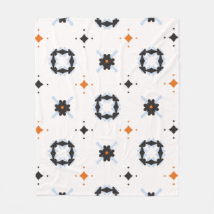 Retro-Gänseblümchen-Blumen vintage-Muster Handgeze Fleecedecke