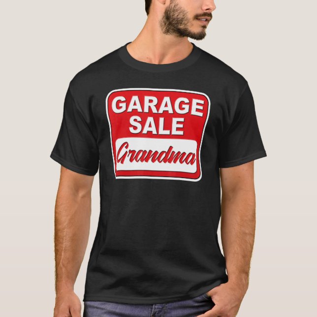 Retro Garage Sale Grandma Thrifting T-Shirt (Vorderseite)