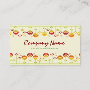 Retro Garden Business Card Visitenkarte