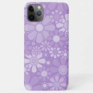Retro Garden Fröhlicher Blumenmuster Lavendel Case-Mate iPhone Hülle