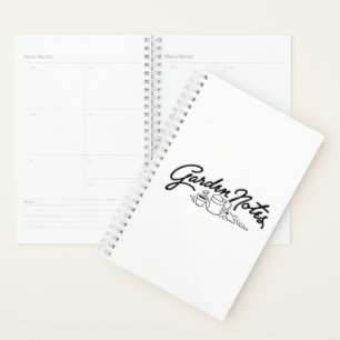 Retro Garden Notes Planer