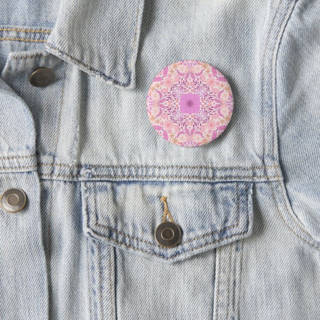 Retro-Gartenflorchen in Rosa Button (Beispiel)