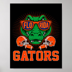Retro-Gators-Shirt Cute Gators Frauen Männer Kinde Poster