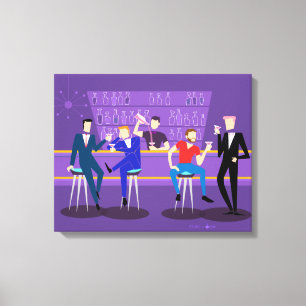 Retro Gay Bar Canvas Print Leinwanddruck