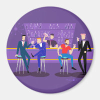 Retro Gay Bar Magnet