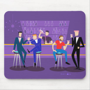 Retro Gay Bar Mousepad