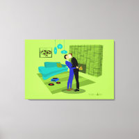 Retro Gay Couple in Liebe