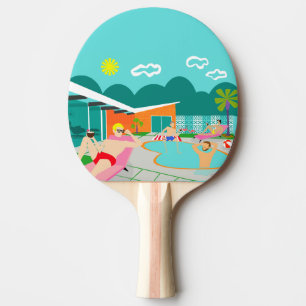 Retro Gay Pool Party Ping Pong Paddle Tischtennis Schläger
