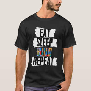 Retro Gebäude Blöcke und Steine Neuheit Vintag G T-Shirt