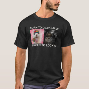 Retro Geboren bis fest gezwungen, in der Sonne zu T-Shirt