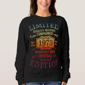 Retro Geburtstag Jahr 1973 Vintag Sweatshirt