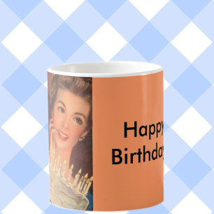 Retro Geburtstag Tasse