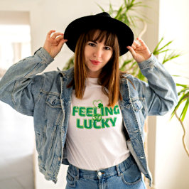 Retro Gefühl Zum St. Patrick's Day Zitat Frauen T-Shirt