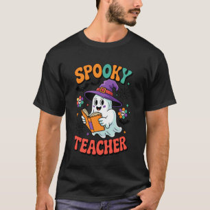 Retro-Geist-gruseliger-Lehrer-Halloween-Streich-od T-Shirt