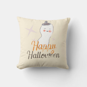 Retro-Geister-Doodle-Halloween-Design    Kissen