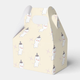 Retro-Geister-Doodle-Halloween-Muster Geschenkschachtel
